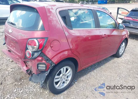 2012 Chevrolet Sonic 2Lt z USA, uszkodzony, nr VIN 1G1JC6SH6C4168488